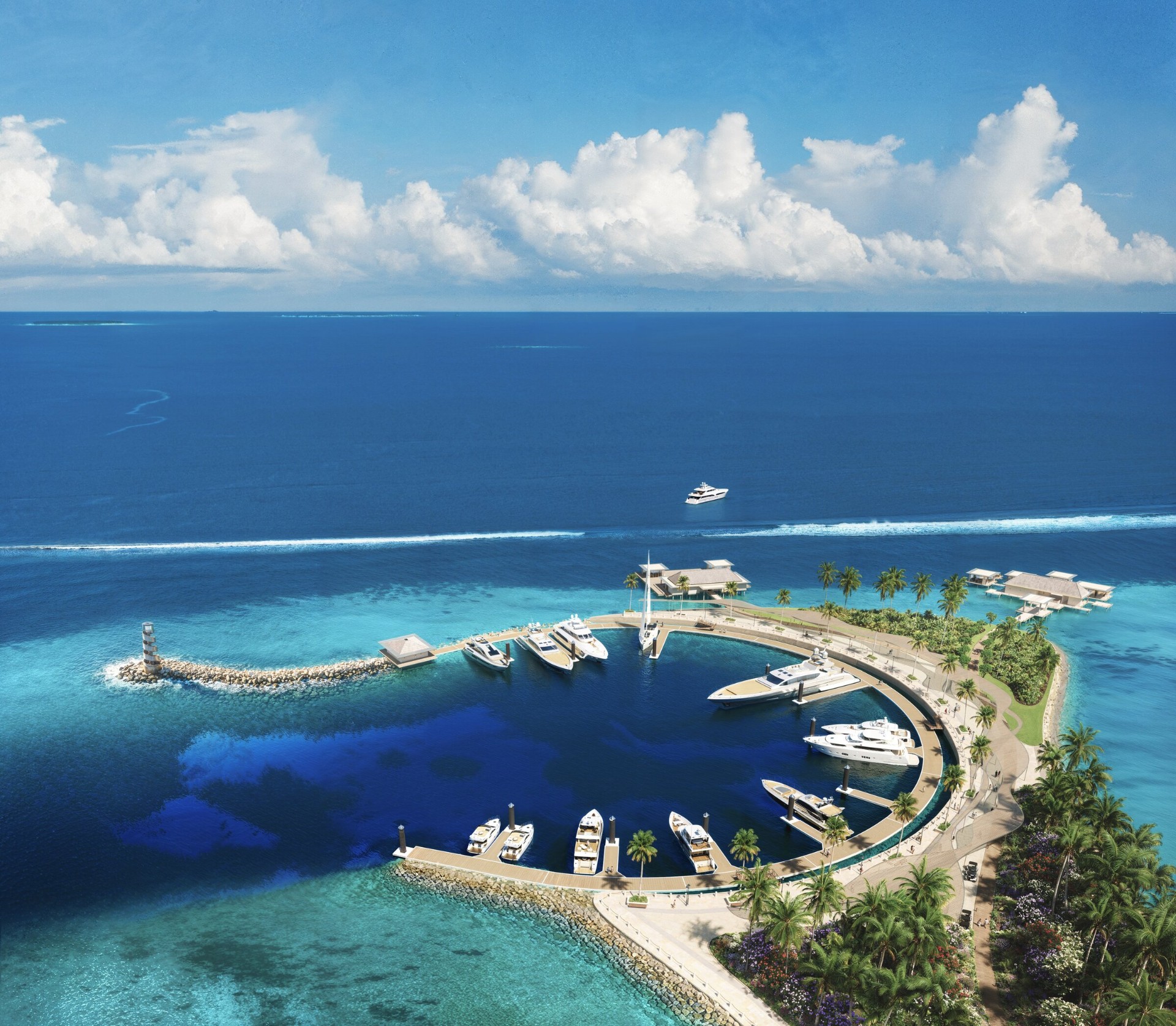 Baccarat Maldives marina